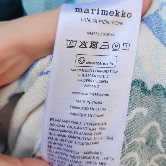 MARIMEKKO Uniua Pieni Pioni Floral Midi Dress - Picture 11 of 11